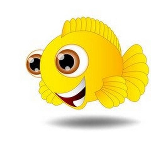 Рыба выпрыгивает из воды вектор