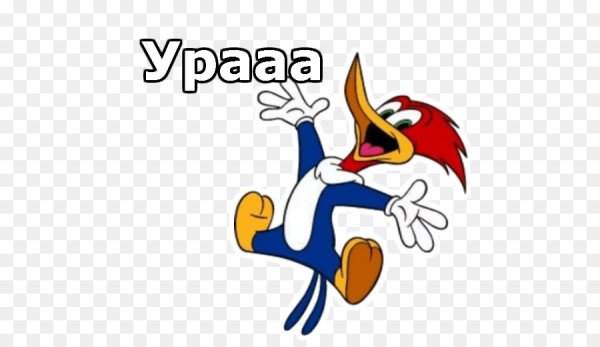 Дятел Вуди Стикеры