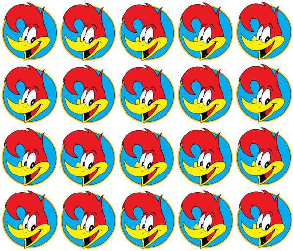 Вуди Вудпекер наклейки