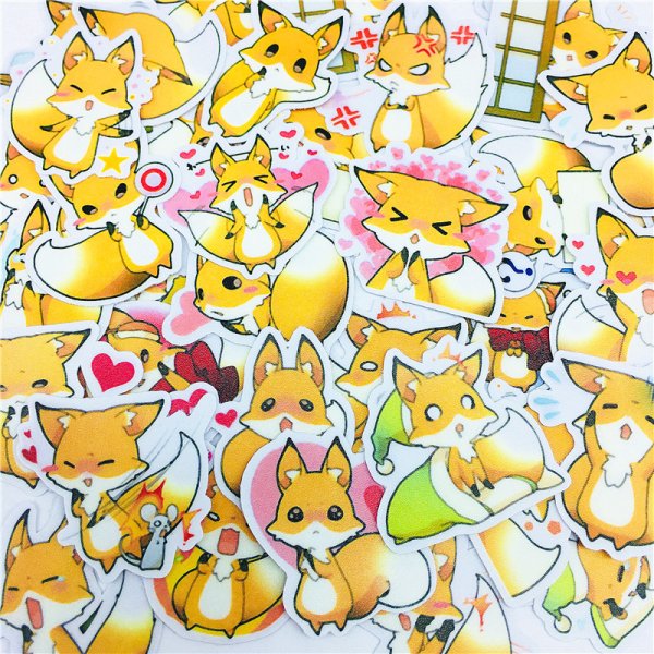 Наклейка - Лисичка