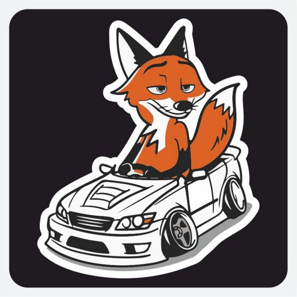 Лисичка Паппи Стикеры