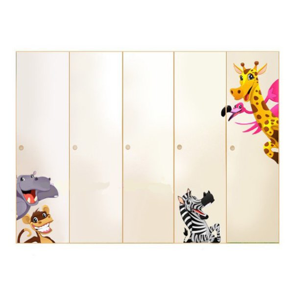 Детский шкаф с рисунком УФ печать