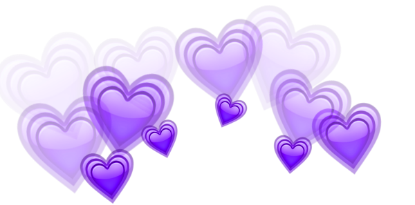 Сердечки над головой