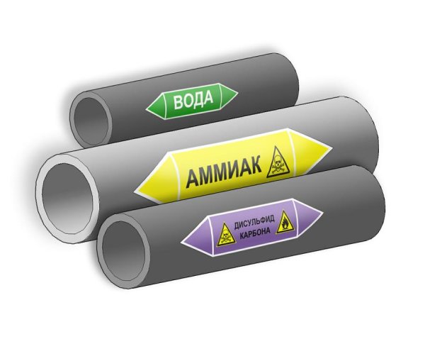 Лента маркировочная для трубопроводов тепловых сетей