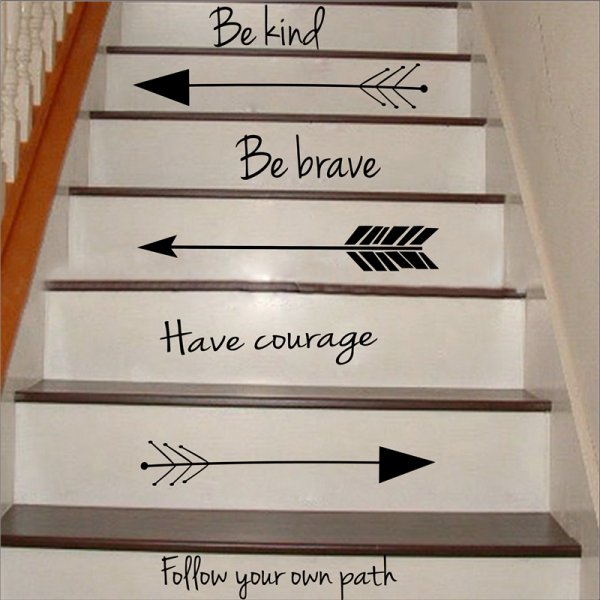 Наклейки на лестницу