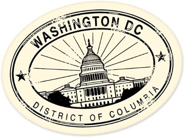 Наклейка на шлем Washington Capitals