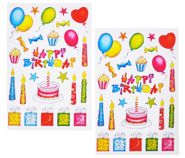 Стикер подарок на день рождения