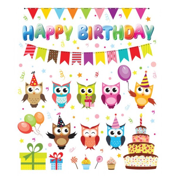 Стикеры с днём рождения