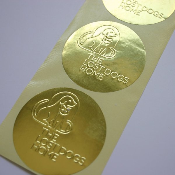 Этикетки с тиснением фольгой