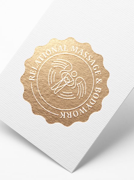 Печать этикеток с тиснением