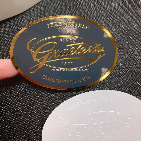 Этикетки с тиснением фольгой