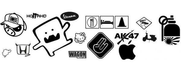 Стикеры с надписями