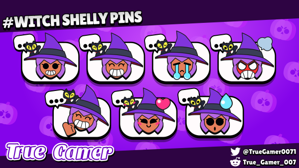Шелли Brawl Stars пин