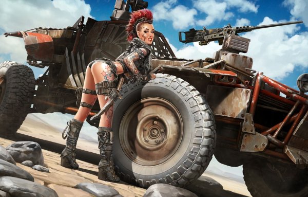 Crossout Каратель пулемет