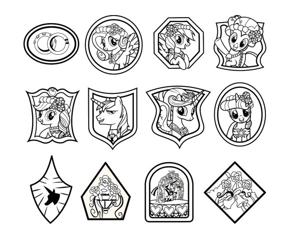 Наклейки черно белые маленькие