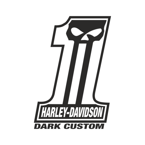 Металлизированная наклейка Харлей Дэвидсон