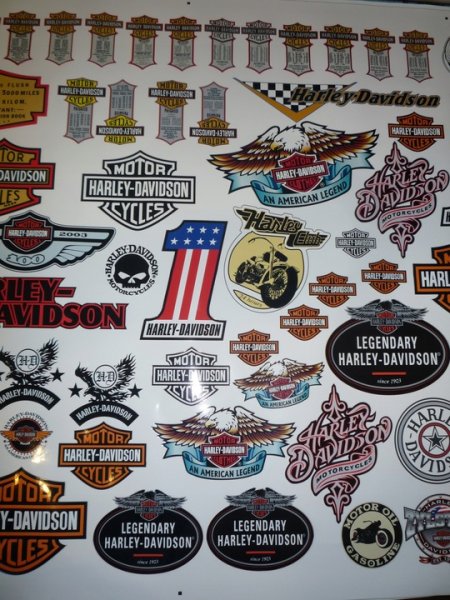 Наклейка Motorcycles Harley Davidson