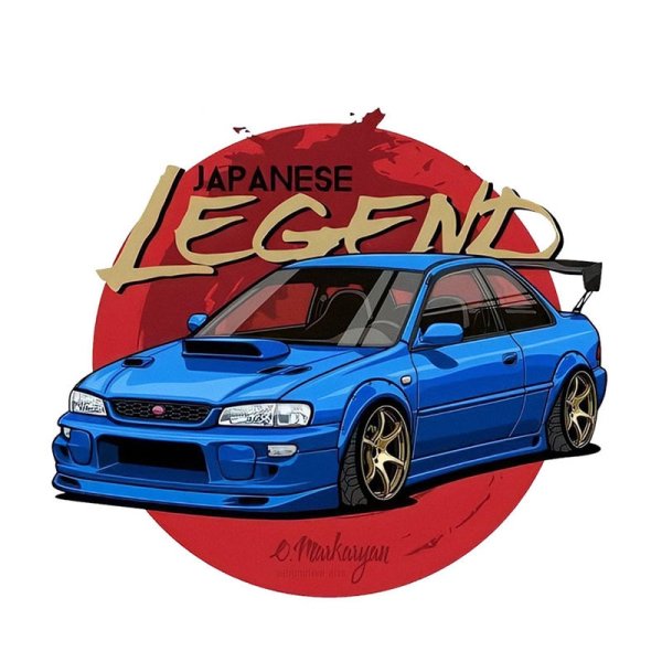 Наклейки на Субару Импреза WRX