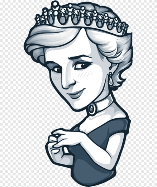 Стикеры с принцессой Дианой телеграм