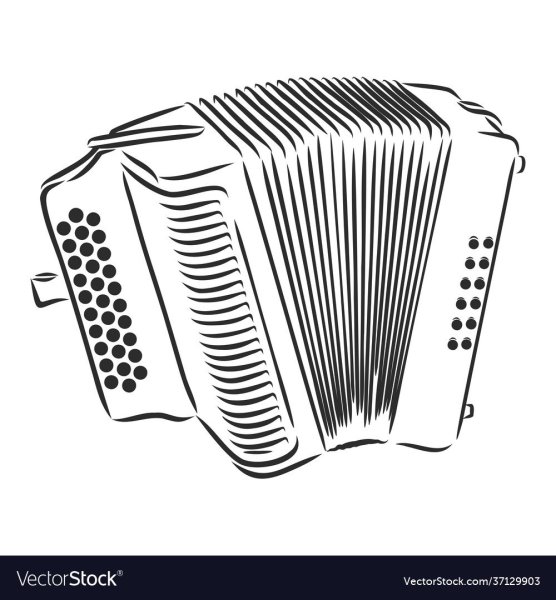 Гармонь в графике