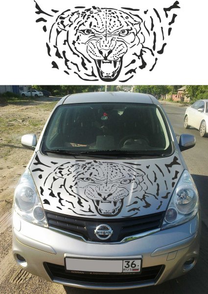 Снежный Барс наклейки