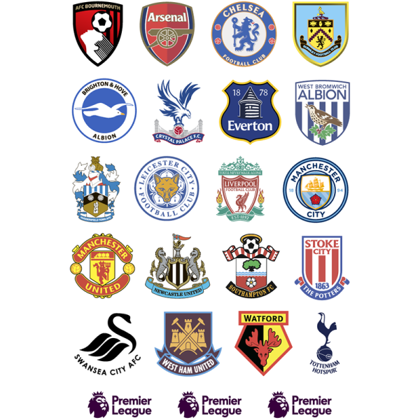 Наклейки футбольных команд