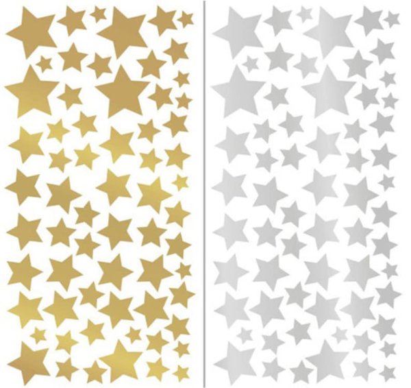 Хром золото звездочки камуфляж