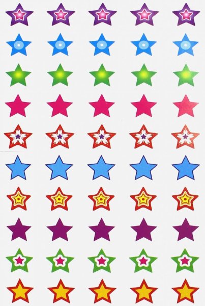 Наклейка - звездочки