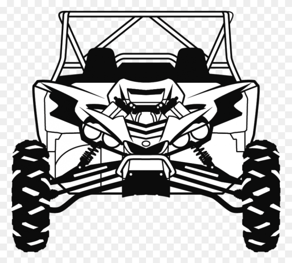 Красный багги Графика