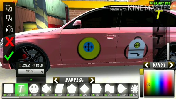 Винилы в кар паркинг