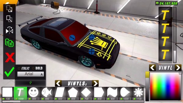 Винилы в кар паркинг