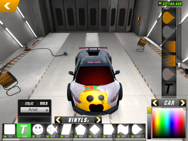 Винил на семерку в кар паркинг