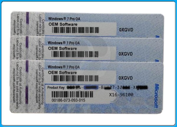 Ключ активации Windows 7 Pro OEM