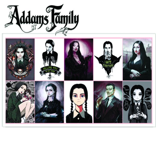 Стикеры семейка Аддамс