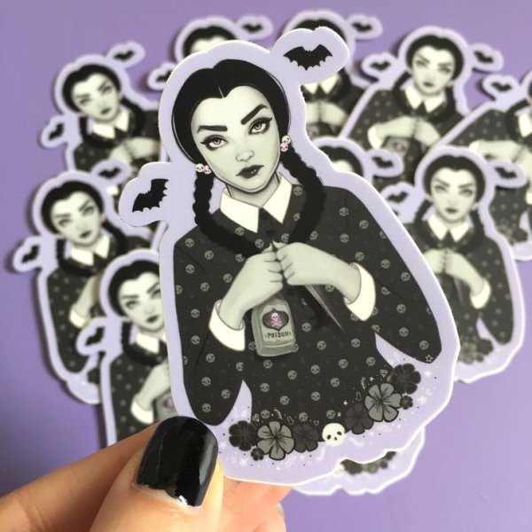 Стикеры семейка Аддамс