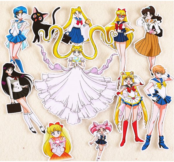 Сейлор Мун Стикеры из аниме