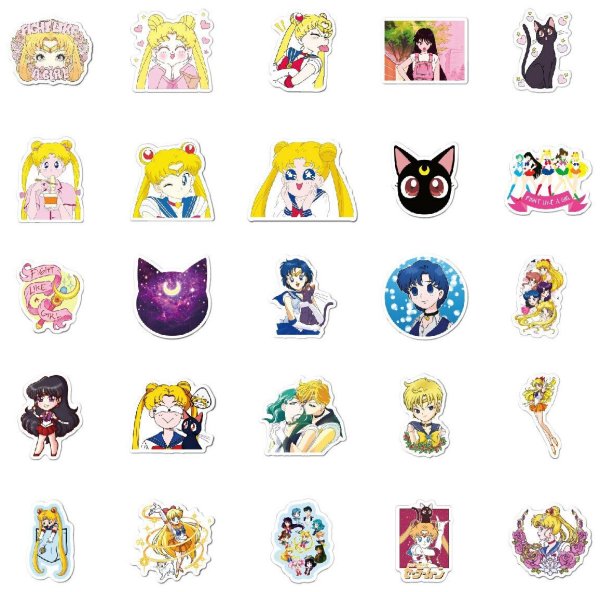 Наклейки аниме сейлормун