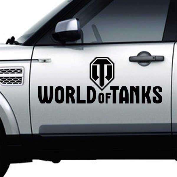 Наклейка WOT на машину