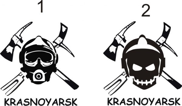 Наклейка на авто "пожарный"