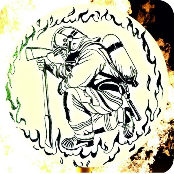 Пожарные наклейки на автомобиль