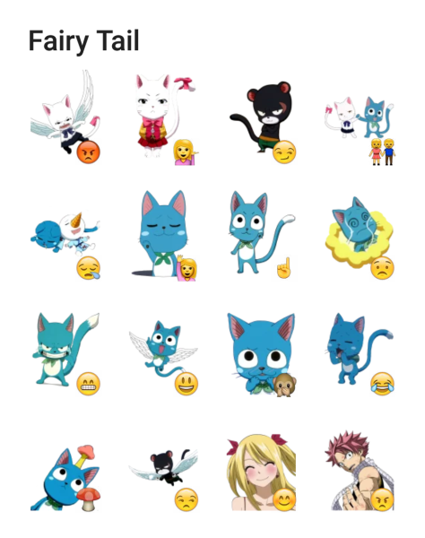 Фейри Тейл Стикеры