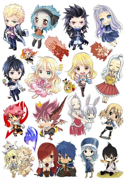 Стикеры аниме Фейри Тейл