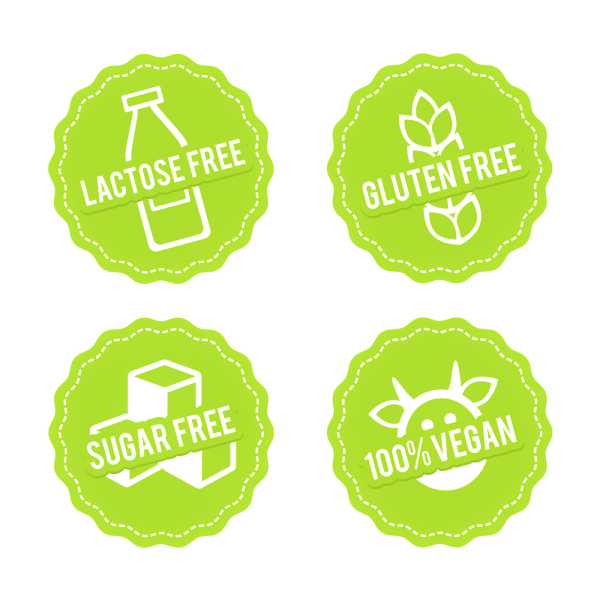Значки без сахара без глютена