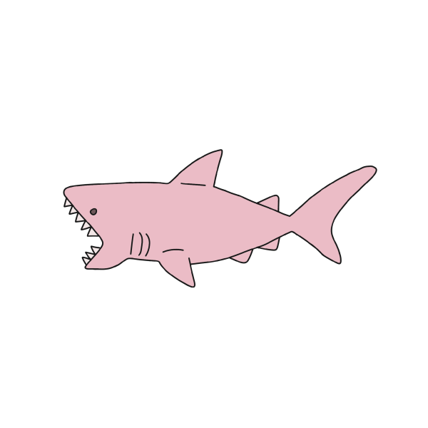 Милые акулы Стикеры