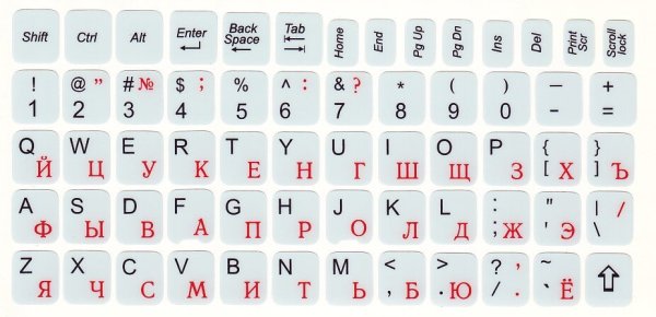 Алфавит с наклейками