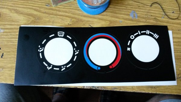 Наклейки на переключатель печки УАЗ Патриот