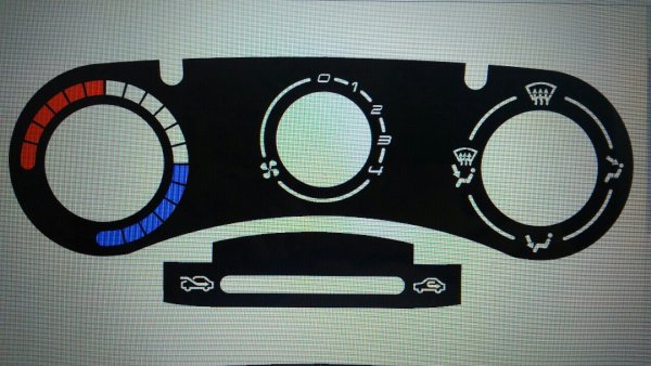 Панель отопителя Лада Калина