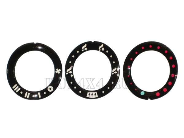 Наклейка шкалы облицовки пульта отопителя УАЗ Патриот