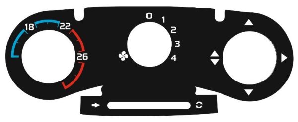 Шкала на печку Калина 1