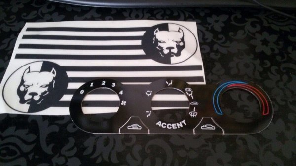 Шкала блока отопителя Калина 1